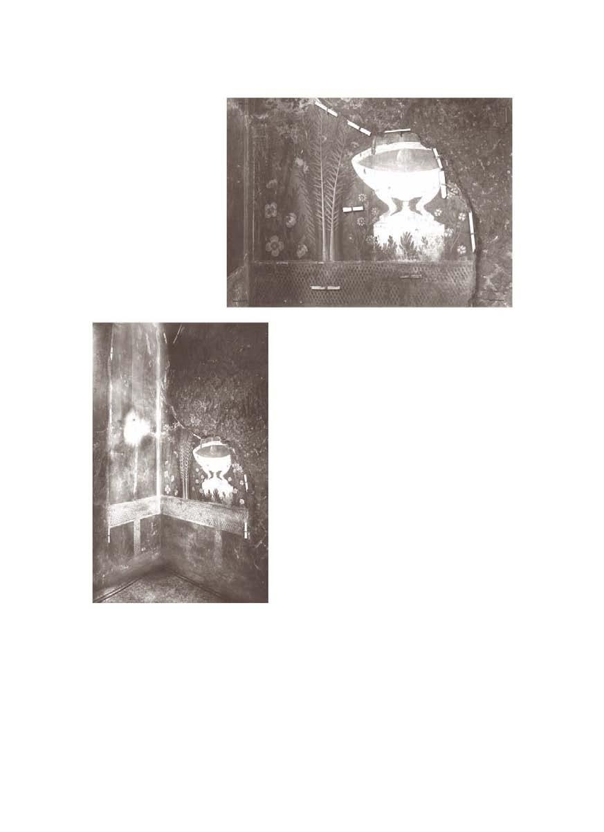 Fig. 18 Herculaneum, Temple A, cella, northern wall (photo Soprintendenza Archeologica di Pompei). Fig. 19 Herculaneum, Temple A, cella, northwest corner (photo Soprintendenza Archeologica di Pompei).