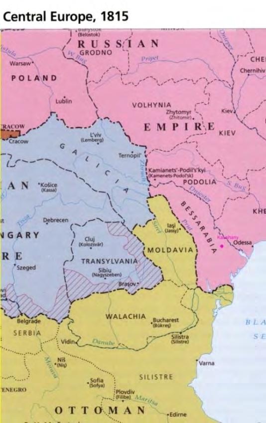 Province of Bessarabia, part of the Russian Empire The larger part of the added land had been in the Principality of Moldavia, and the southern part and the northern area around Khotin was under the