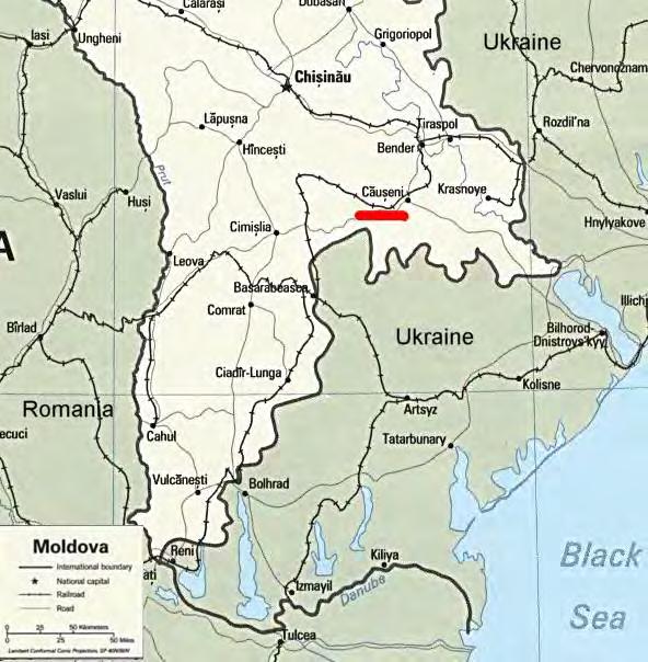 From Political Map of Moldova, 1993, University of Texas at Austin Getting help from Moldovans and Ukrainians local residents Several years ago I was contacted by two local residents of Kaushany,