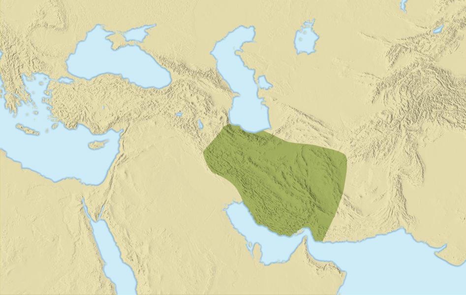 The Persian Empire 135 FOUNDATION MAP 6.1 The Physical Geography of the Iranian Plateau The geography of the region provides natural defenses for Indo-European peoples settling on the Iranian plateau.