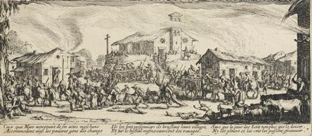 4. "Grotius and the Natural Law Tradition" (1978) [Jacques Callot, "Plundering and Burning a Village" from The Miseries and Misfortunes of War (1633)] Source This essay first appeared as an Editorial