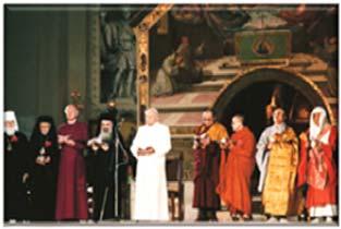 meeting of religions in Assisi, Italy, in 1986.