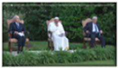 [30] Then, in a frenzied array of ecumenical moves: 1. Pope Francis had Islamic prayers at the Fatima shrine.[31] 2.