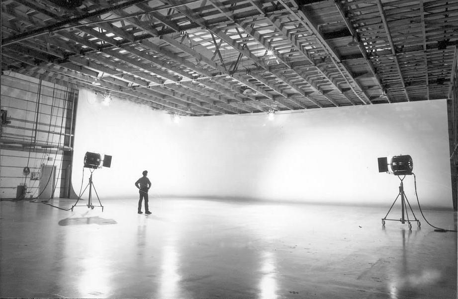 14 v BYU Studies An empty soundstage at the LDS Motion Picture Studio. In its half century of existence, the MPS has produced over one thousand films. Courtesy Brigham Young University.