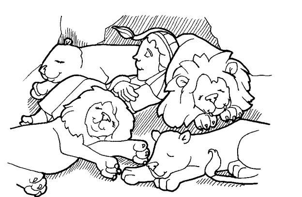 Preschool Bible Story Rhyme Daniel always stopped to pray, (Fold hands) Many, many times a day.