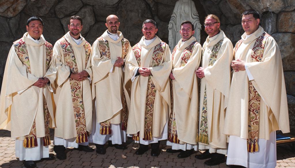 Meet Our New Jesuit Priests Oregon and California ordinands, from left to right: Fr. Andrew A.