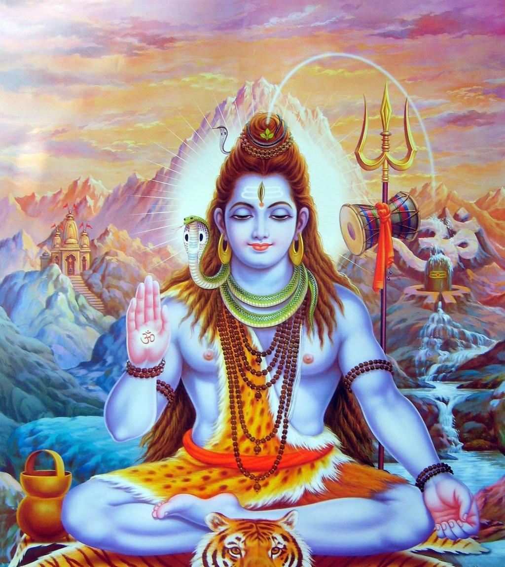 SHIVA Shiva's role is to destroy the universe in order to re-create it.