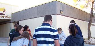 Our youth participate in Seeing You at the Pole in September