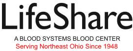 LifeShare has been selected by the hospitals of Northeast Ohio as a source of blood and blood components for their patients.