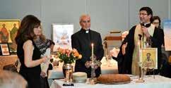 More than 200 parishioners were greeted upon entry to the Bouras Center with a flute of champagne and then enjoyed mezethes, salad, a delicious buffet dinner, and delightful desserts.
