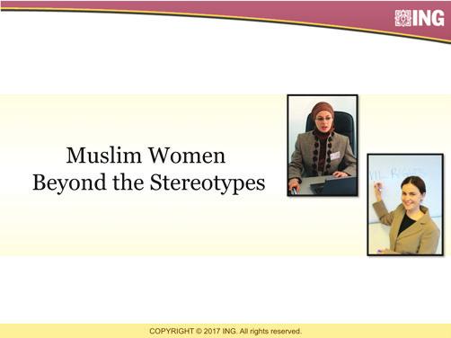 MUSLIM WOMEN BEYOND THE STEREOTYPES LESSON ONE Learning Objectives At the end of this lesson, students will be able to: Identify common stereotypes about Muslim women and their sources.
