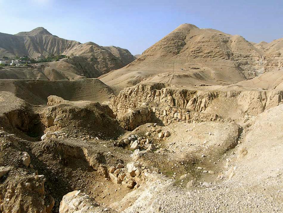 Herod s Second Palace was built north of Wadi Qelt, east of the