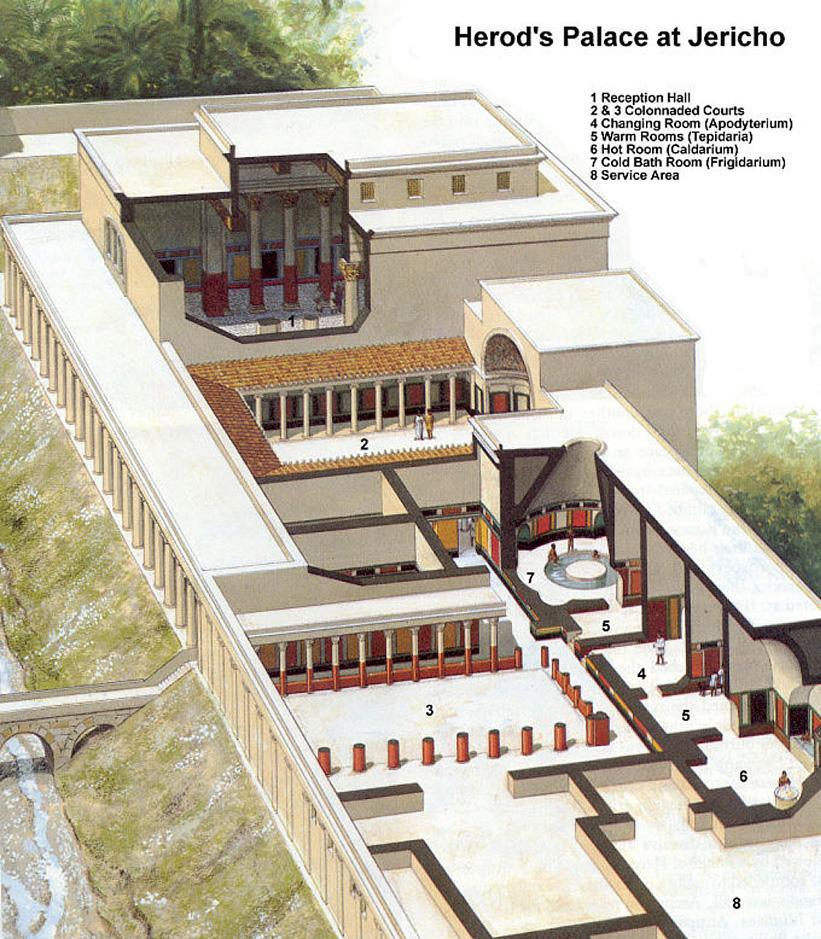 Herod s Third Palace restored by Archelaus, the