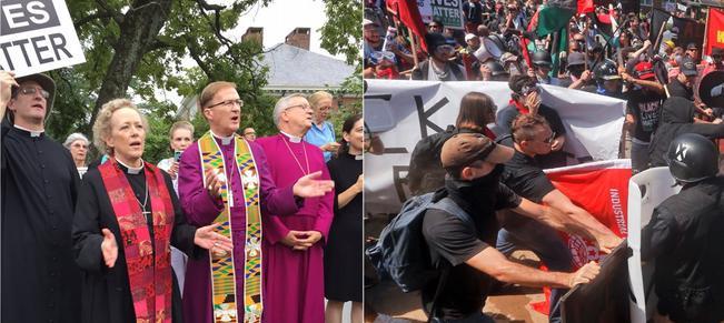 Page 1 CNI US Christians oppose racist rally Christians have taken to the streets of Virginia to oppose a white supremacy rally in the US state on Saturday which turned violent.