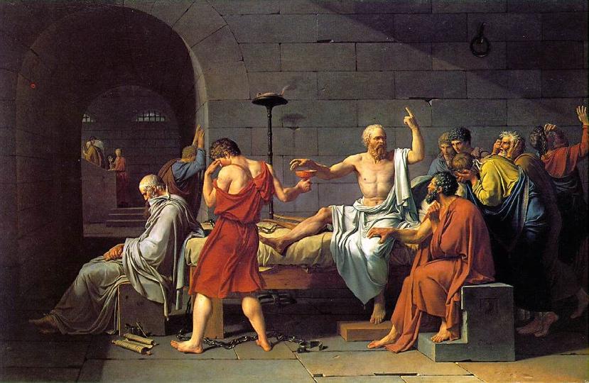Jacques-Louis David, The Death of Socrates (1787) Ancient Philosophy 13. Plato on the Soul: Phaedo, &c.