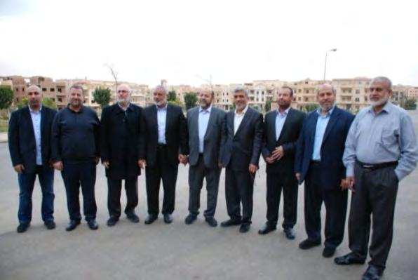 members. The three joined a Hamas delegation headed by Isma'il Haniyeh, head of Hamas' political bureau, who has been in Cairo since February 9, 2018.