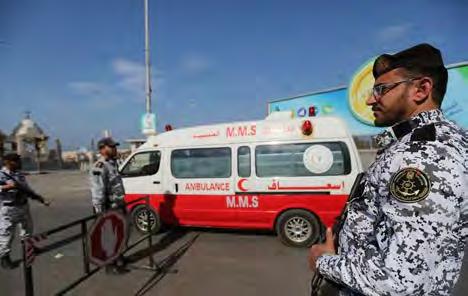 According to Iyad al-bazam, spokesman for the ministry of the interior in the Gaza Strip, the exercise was part of an annual program to examine preparedness for emergency