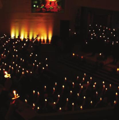 Howard and Diane Caesar Saturday, December 24th CHRISTMAS EVE CANDLE LIGHTING SERVICES 2016 4:00 pm - 8:00 pm Sanctuary Give yourself an awesome gift by attending one of these beautiful