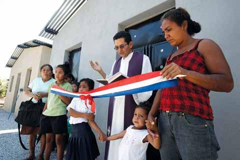 Each home built will be dedicated to the Lord by a parish priest.