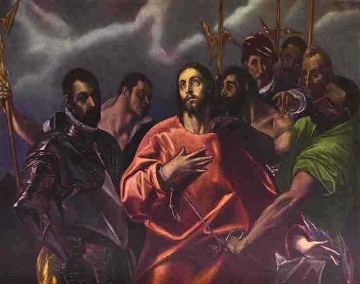 THE TENTH STATION: JESUS IS STRIPPED OF HIS GARMENTS The Disrobing of Christ El Greco, c.