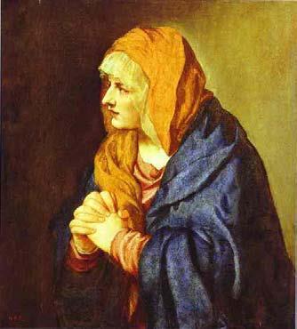 THE FOURTH STATION: JESUS MEETS HIS AFFLICTED MOTHER Mater Dolorosa Titian, c.