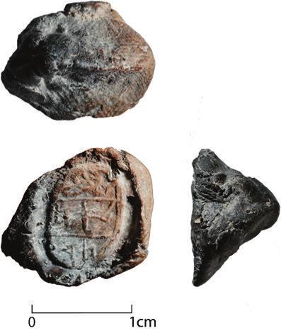 In the Ophel assemblage were also present lmlk fourwinged and two-winged seal impressions on jar handles; thirty-four bullae, most bearing Hebrew names; 1 and free-standing bulla (Fig. II.1.3) that were used as receipts.