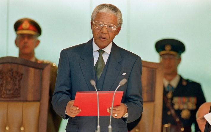 Nelson Mandela was elected president of South Africa in 1994.