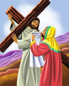 THE SIXTH STATION Veronica and the Face of Jesus Jesus walked the way by being true to God.