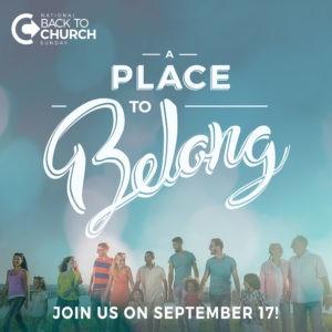 Invite your friends and neighbors to Come Back to Church and join us for a family picnic