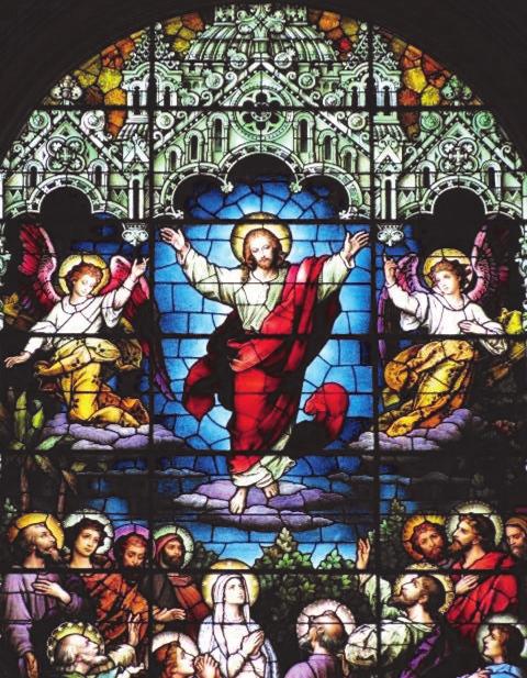 Seventh Sunday of Easter May 28, 2017 The Ascension Stained Glass Window St.