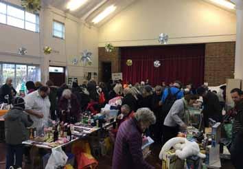 The Winter Bazaar in the Church Hall often has a wider range of stalls and even greater attendance, with more