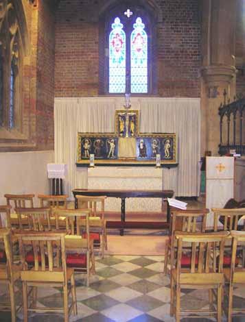 There is a Chapel of the Blessed Sacrament in the North Aisle which provides