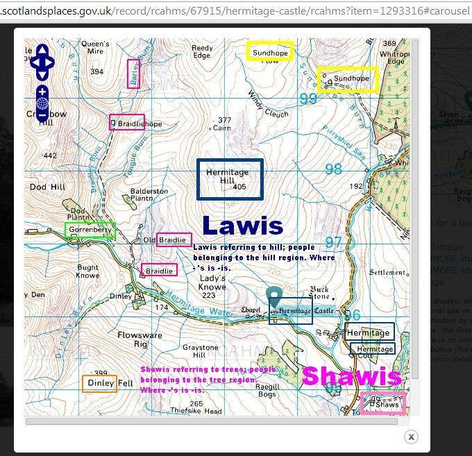 of a lake), Gladstannis to pass land onto Robert Elwald that of Redheugh/Lariston and other land, witnesses included Crosar (Crozier), Grame (Graham), Forster (Forester).