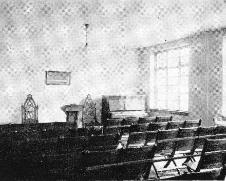 Prior to the dedication of the Scott Chapel in 1935, the room was named the Morgan Class Room. The Scott Chapel came about after the closing of the Presbyterian Church in Scott, Ohio.