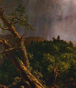 1830s the Hudson River school had emerged. The artists of the Hudson River school cre- ated paintings that reflected national pride and an appreciation of the American land- scape.