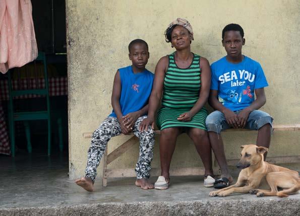 #Celebrate When Hurricane Matthew hit, Vilia s house became a place of refuge for her neighbours. People could see Vilia s home was the strongest in the neighbourhood.