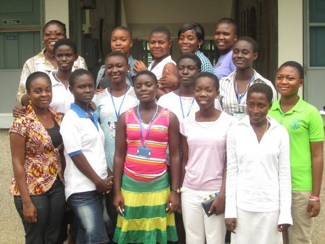 to gain more knowledge of the Sisters of the Holy Cross in Ghana. The participants spent ten days with the Sisters toward an aim of learning and discerning about their own vocations. Sr.