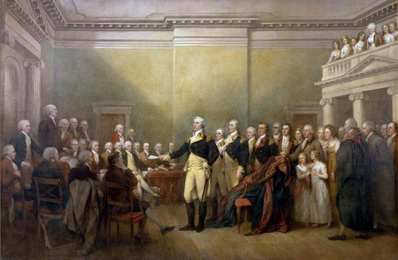 General George Washington Resigning His Commission, December 23,