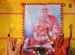 pervades the sanctified area where Swami Satyananda performed highest paramahansa sadhanas and tapasyas, austerities.