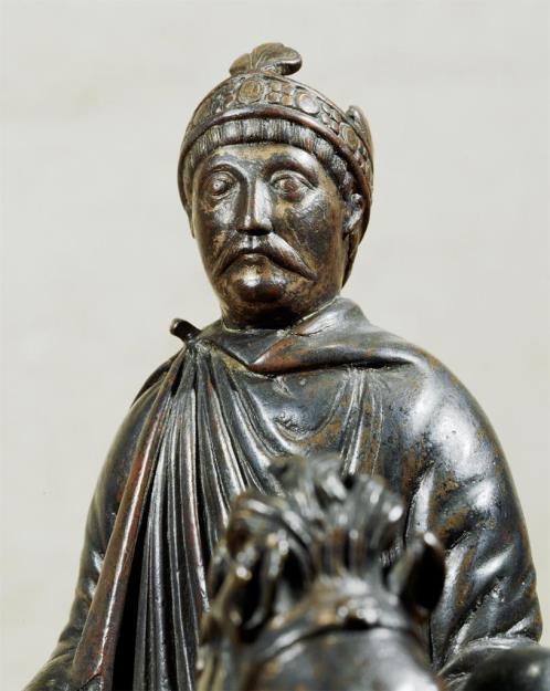 Carolingian Art Charlemagne Charles the Great Carolus Magnus Equestrian Statue of Charlemagne Inspired by Roman equestrian monuments such as Marcus Aurelius Imperial crown and