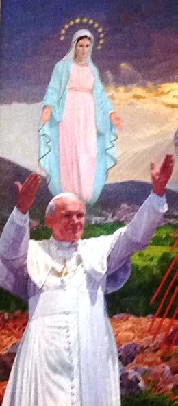 Saint Pope John Paul II and the Rosary from Medjugorje By Don Benavidez In May of 1991 (a few weeks before the war broke out in former Yugoslavia), I was in Medjugorje and on my way down Apparition