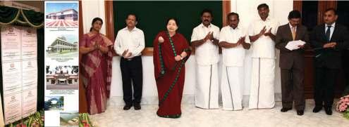 Hon ble Chief Minister of Tamil Nadu Puratchi Thalaivi Selvi J Jayalalitha inaugurated the Tourist Cottages Constructed on behalf of the Tourism Department at Rameswaram, Ramanathapuram District