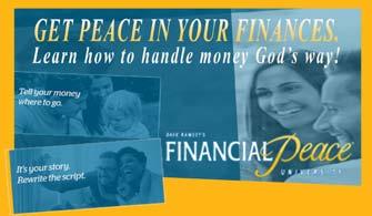 Money Management Classes Marriage Classes Financial Peace University (2 classes to select from) Sunday, Jan. 7-March 6 from 11 a.m.-12:00 p.m. Tuesday, Jan. 9-March 22 from 6:30-8 p.m. a Live financially sound!