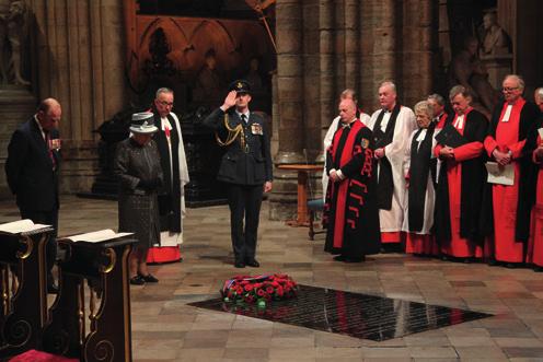 The Dean of Westminster The Dean of Westminster Her Majesty The Queen during the wreathlaying at a Service and Vigil on the Eve of the Centenary of the Battle of the Somme in June In September, a