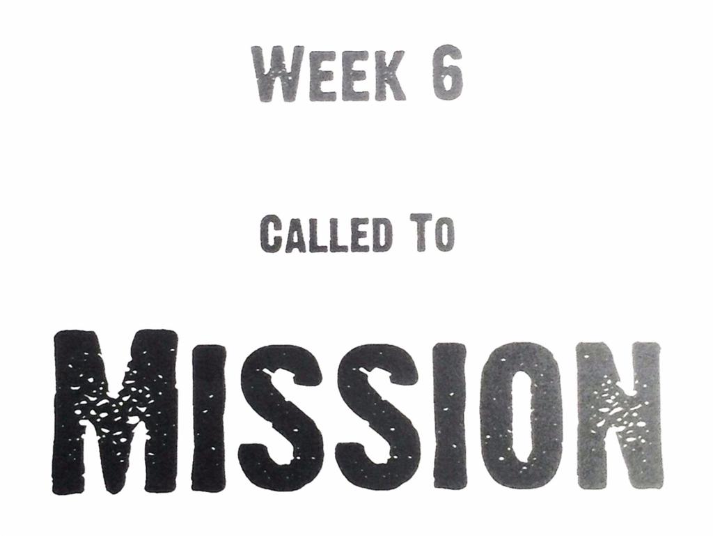 When you hear the word Missionary what image comes to your mind? Why do you think this is the case? What is one of the greatest memories you have of being involved in God s mission?