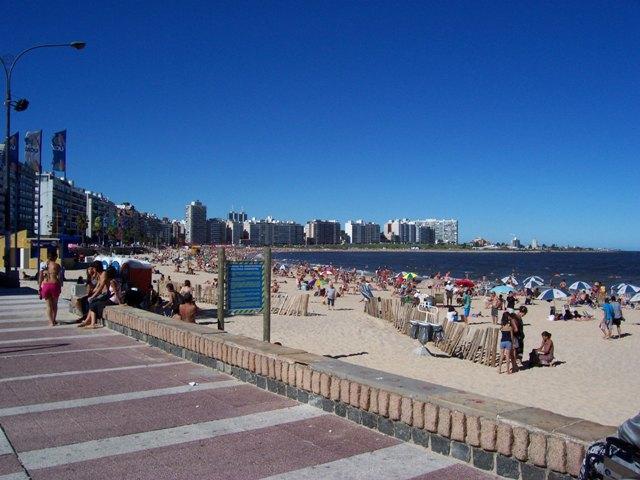 7 Summer-time in Uruguay! A view of Pocitos, one of the beaches in Montevideo -- we ll be posting a different location within the next issues of The Town Crier.