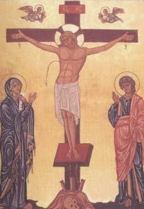 THE FIFTH SORROWFUL MYSTERY The Crucifixion Near the cross o f Jesus stood his mother, his mother's sister Mary and Mary of Magdala.