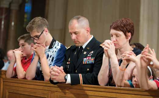 Families in the military: ask your parish to help you connect to families in the parish who can offer friendship and support at holidays, and during times of deployment; and ask your parish to