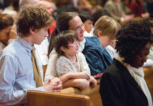 Families with persons with special needs: encourage your parish to review the standards for compliance that make our churches and parish facilities warmly accessible and welcoming for persons who use