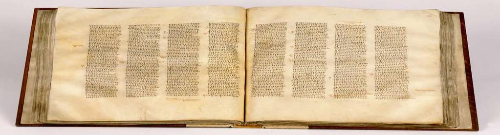 Codex Sinaiticus One of the earliest complete manuscripts of the